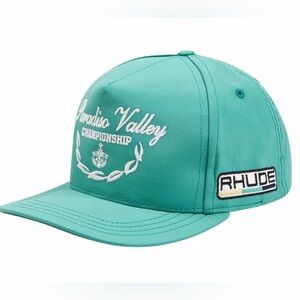 Rhude Teal Paradise Valley Championship Cap EUC